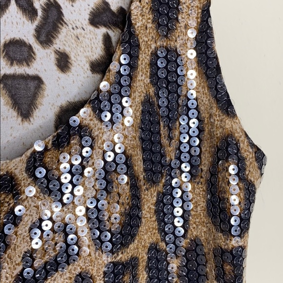 INC Leopard Print Tank - Picture 3 of 5